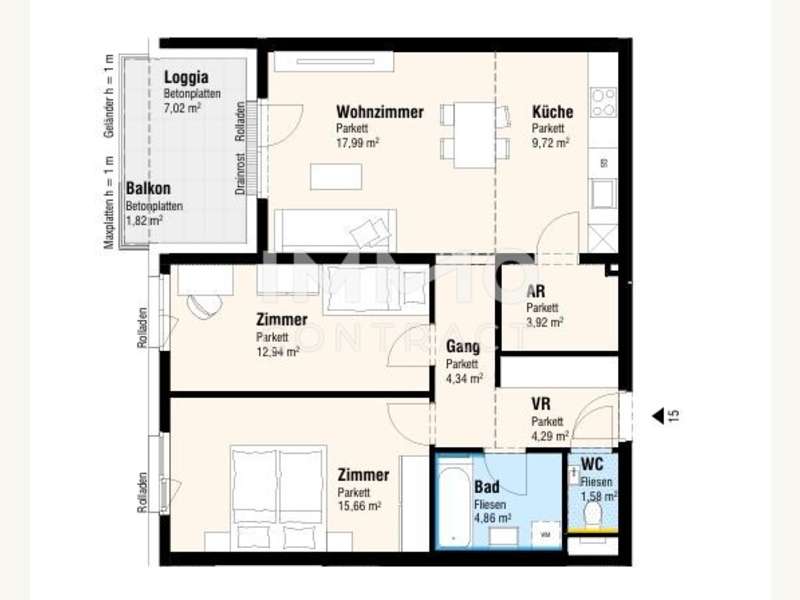 Eigentumswohnung Lanzendorf: Top15 Top15