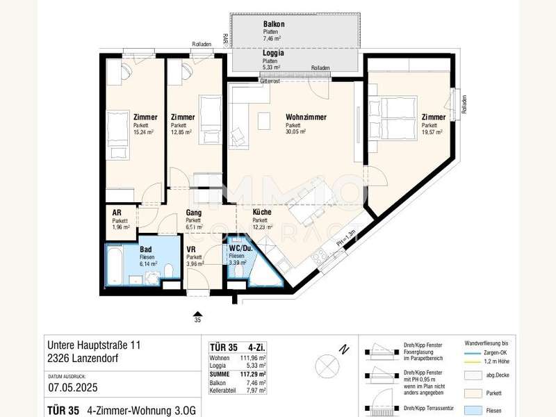 Dachgeschosswohnung Lanzendorf: Top35 Top35