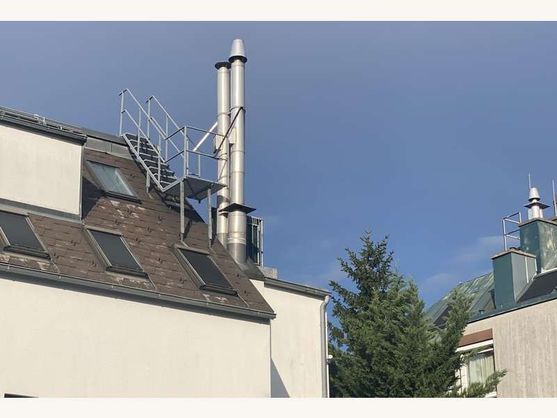 Dachgeschosswohnung Wien: Zugang zum Gemeinschaftsgarten Zugang zum Gemeinschaftsgarten