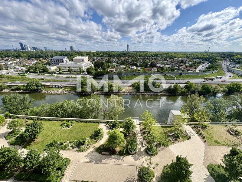 Eigentumswohnung Wien: Ausblick auf die Grünfläche, Prater & Donauplatte Ausblick auf die Grünfläche, Prater & Donauplatte