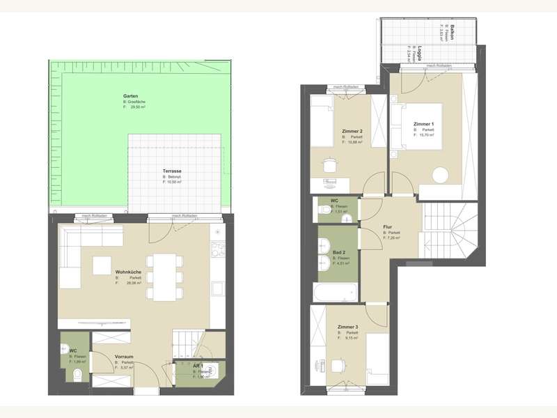 Maisonette Wien: Gen01+03 Gen01+03
