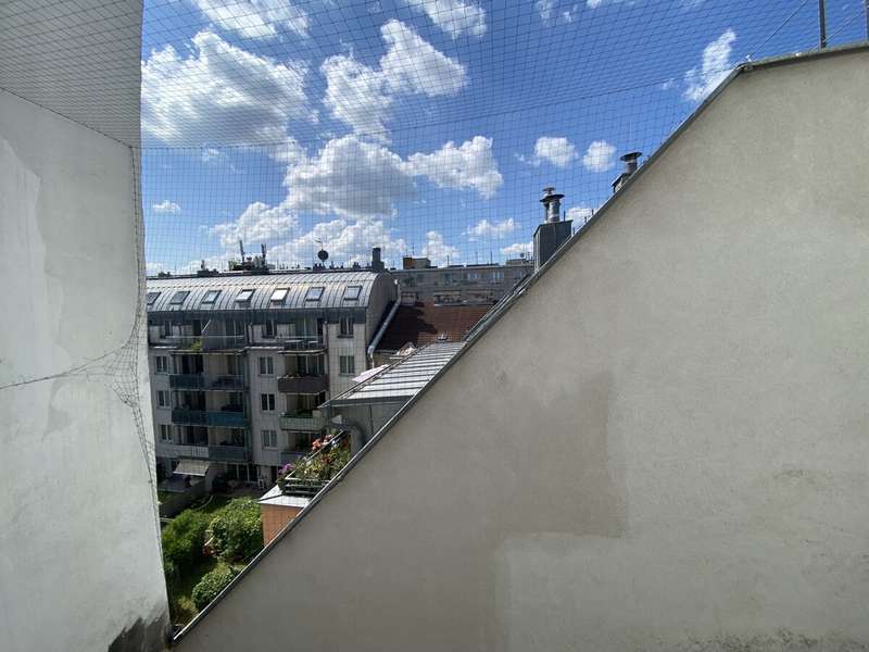 Dachgeschosswohnung Wien: Ausblick Küche Ausblick Küche