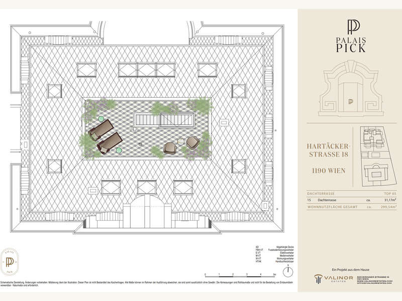 Penthouse Wien: dach dach