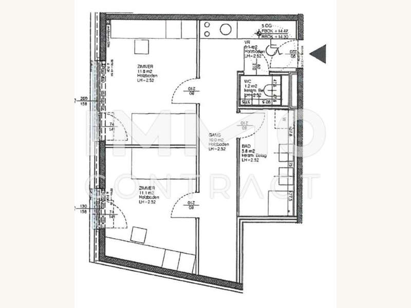 Dachgeschosswohnung Wien: Top 43 Top 43