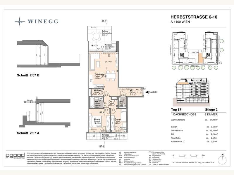Eigentumswohnung Wien: 2025 05 19_VP_Stiege2_Top67-1 2025 05 19_VP_Stiege2_Top67-1