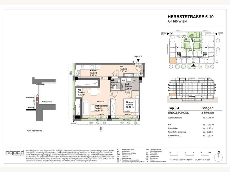 Eigentumswohnung Wien: Wohnungsplan Wohnungsplan