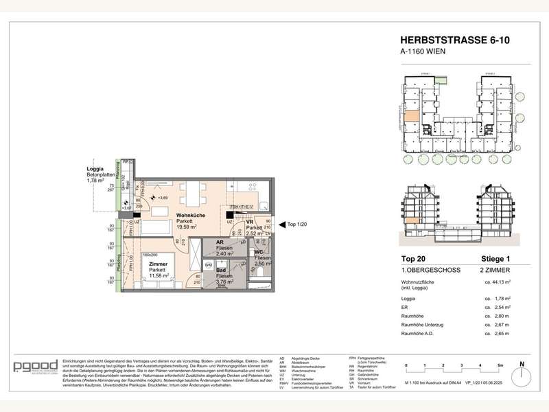 Eigentumswohnung Wien: 2025 06 05_VP_Stiege1_Top20-1 2025 06 05_VP_Stiege1_Top20-1