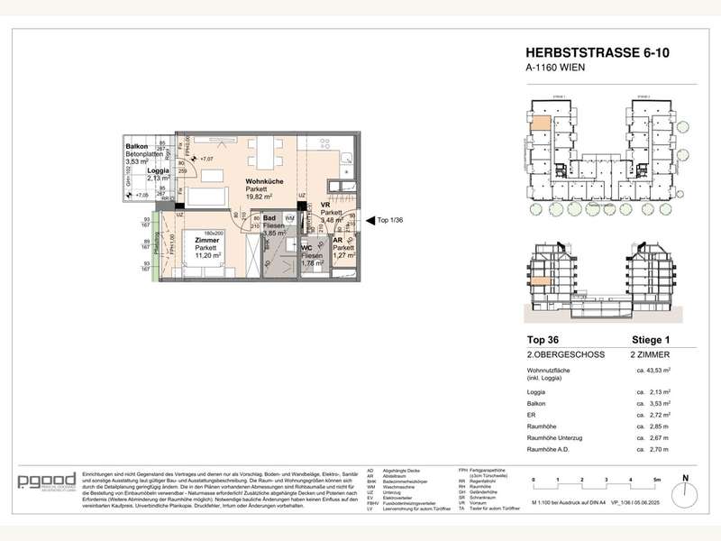 Eigentumswohnung Wien: 2025 06 05_VP_Stiege1_Top36-1 2025 06 05_VP_Stiege1_Top36-1