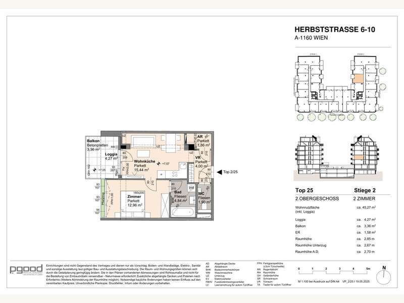 Eigentumswohnung Wien: Wohnungsplan Wohnungsplan