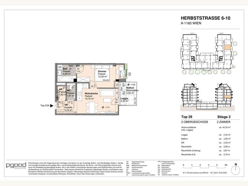 Eigentumswohnung Wien: Wohnungsplan Wohnungsplan