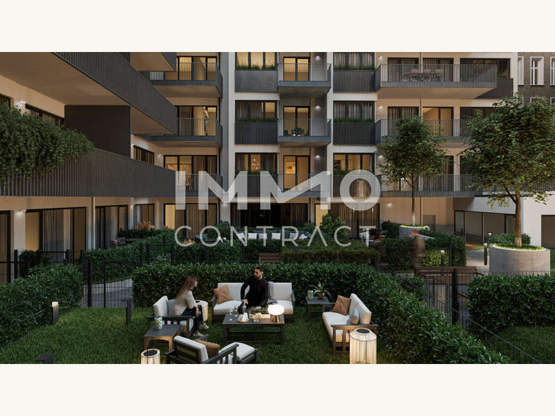 Eigentumswohnung Wien: Herbst Hof Abend Detail 2 Herbst Hof Abend Detail 2