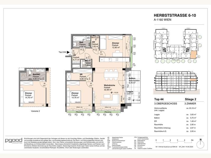 Eigentumswohnung Wien: Wohnungsplan Wohnungsplan