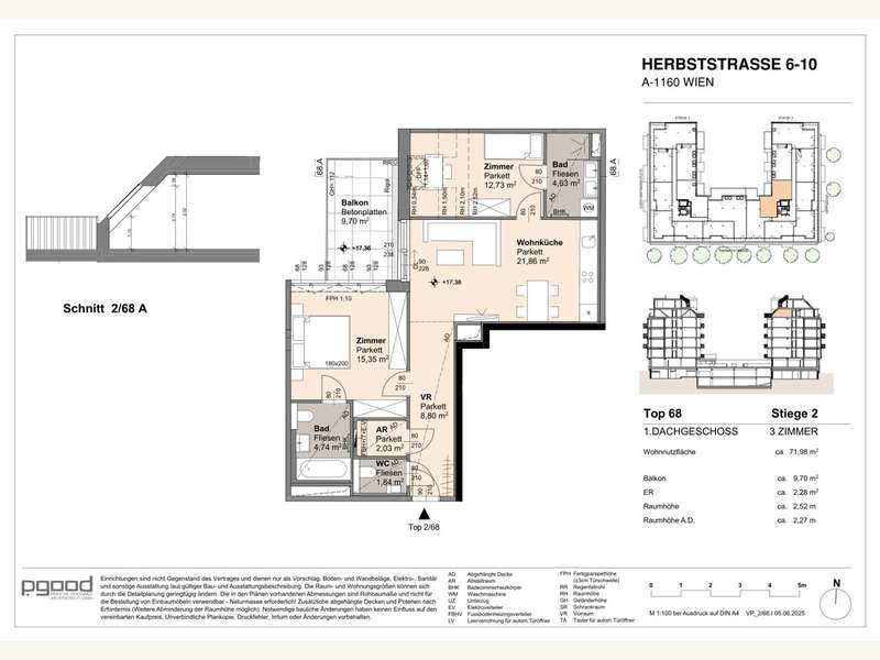 Eigentumswohnung Wien: Wohnungsplan Wohnungsplan