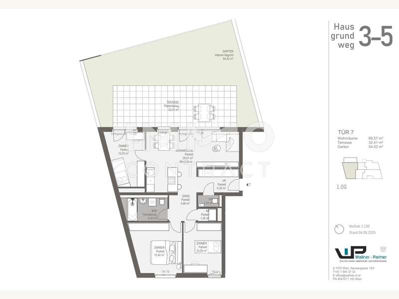 Eigentumswohnung Wien: Grundriss Grundriss