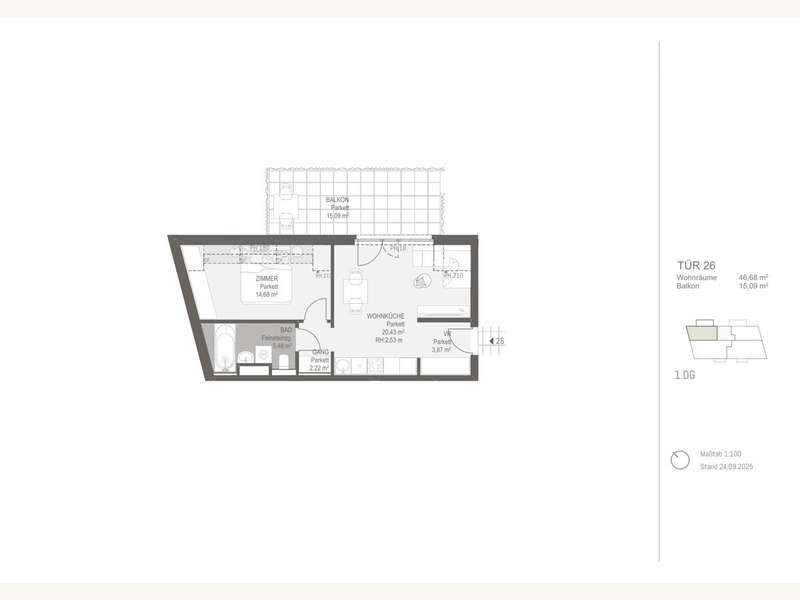 Eigentumswohnung Wien: Top 26 Top 26