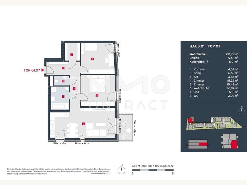 Eigentumswohnung Leopoldsdorf: 1-07 1-07