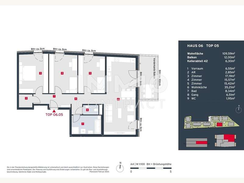 Eigentumswohnung Leopoldsdorf: 6-05 6-05
