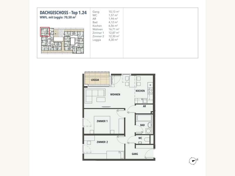 Eigentumswohnung Wien: Grundriss Grundriss