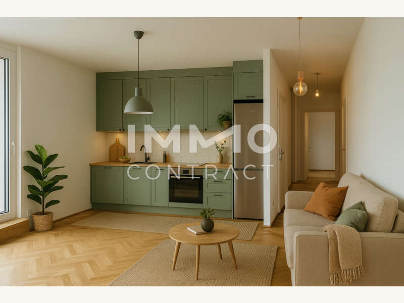 Eigentumswohnung Wien: Visualisierung Wohnküche Visualisierung Wohnküche