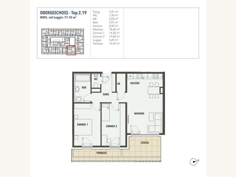 Eigentumswohnung Wien: Grundriss Grundriss