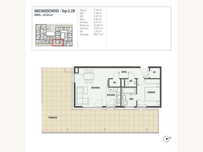 Eigentumswohnung Wien: Grundriss Grundriss