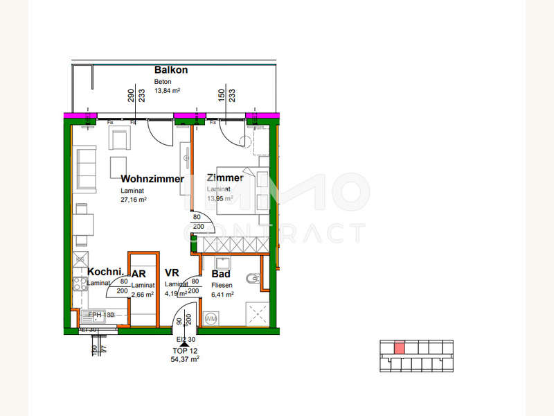 Eigentumswohnung Krems: Top12 Top12