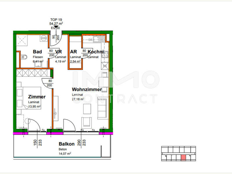 Eigentumswohnung Krems: Top19 Top19