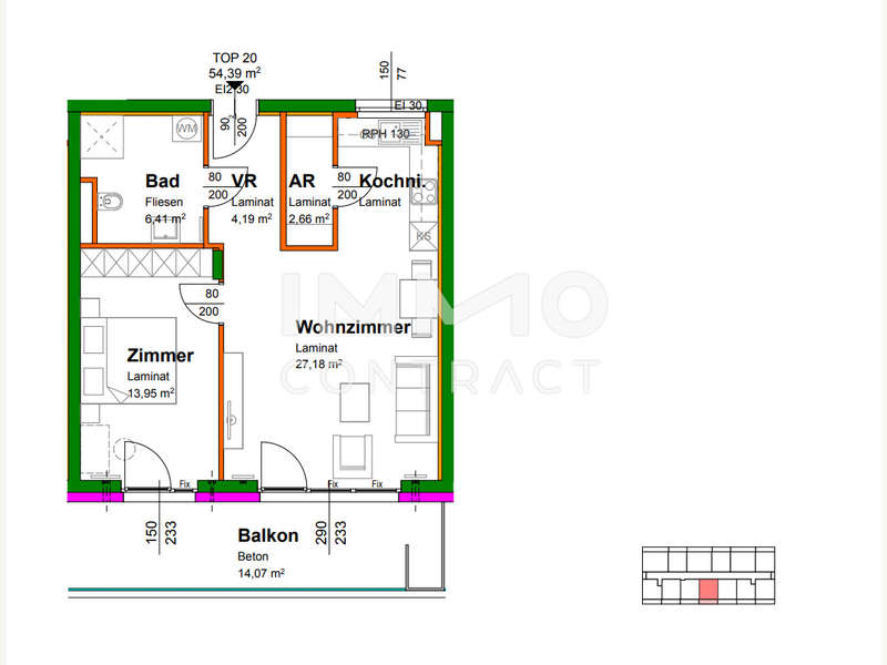 Eigentumswohnung Krems: Top20 Top20