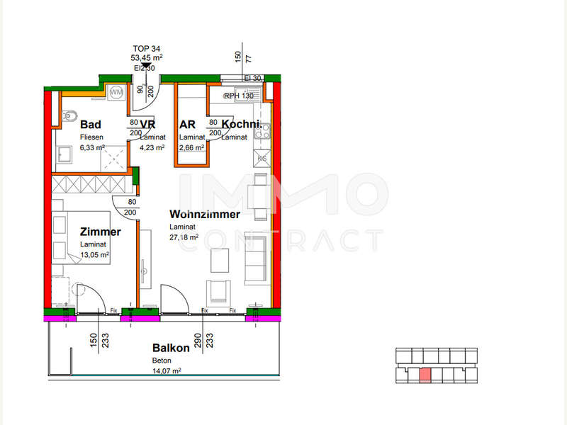 Eigentumswohnung Krems: Top34 Top34