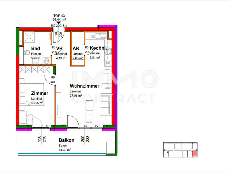 Eigentumswohnung Krems: Top43 Top43