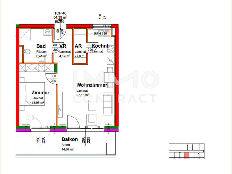 Eigentumswohnung Krems: Top46 Top46