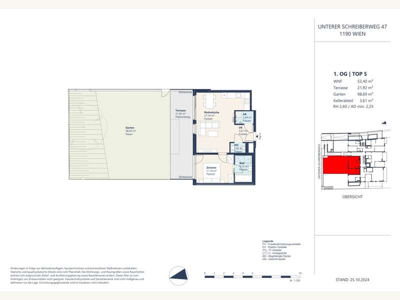 Eigentumswohnung Wien: Verkaufspläne_Unterer Schreiberweg-07 Verkaufspläne_Unterer Schreiberweg-07