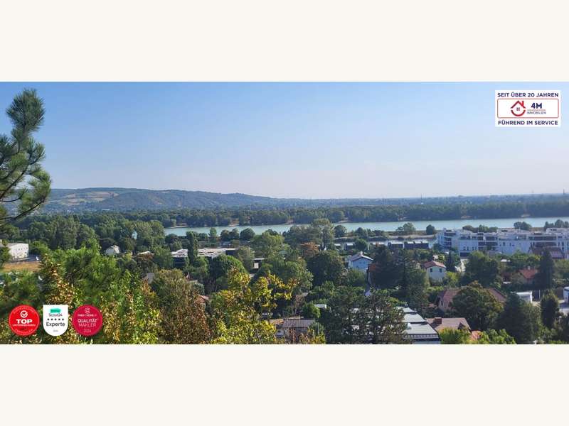 Ausblick von Garten und Wald Grundstück