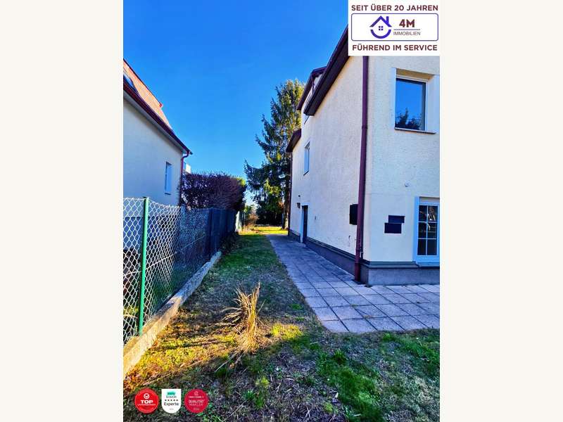 Baugrundstück Wien: Haus seitlich Haus seitlich