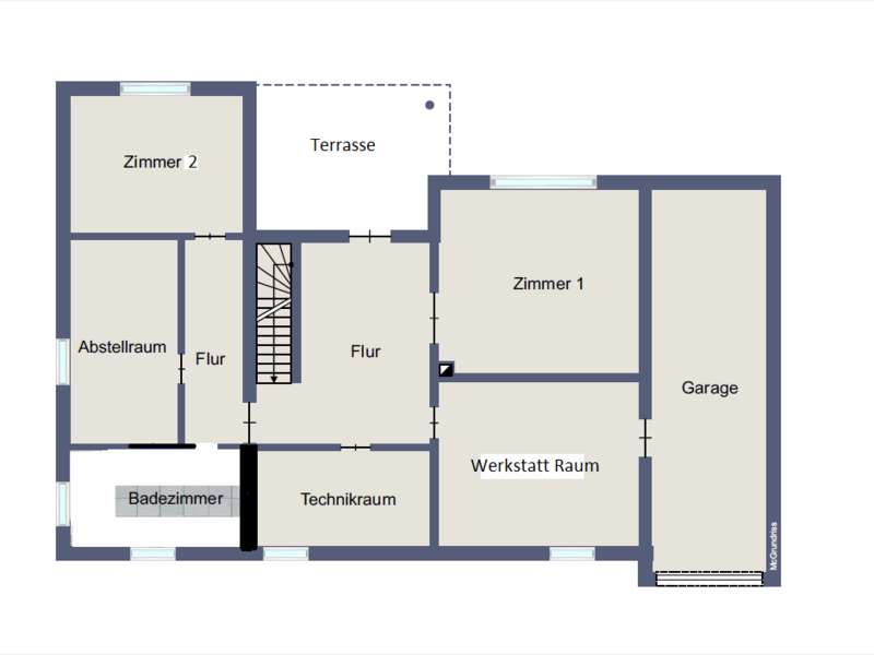 Einfamilienhaus Neutal: Plan UG Plan UG
