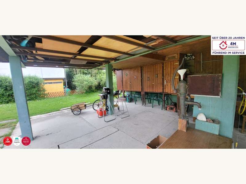 Ferienhaus Langenlebarn-Oberaigen: Bereich unter dem Haus Bereich unter dem Haus