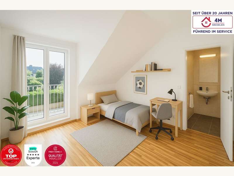 Einfamilienhaus Wien: Beispielbild Kinderzimmer mit kleinem Bad mit Wann Beispielbild Kinderzimmer mit kleinem Bad mit Wann