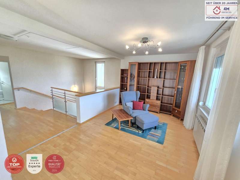 Einfamilienhaus Kobersdorf: Wohnzimmerbereich Wohnzimmerbereich