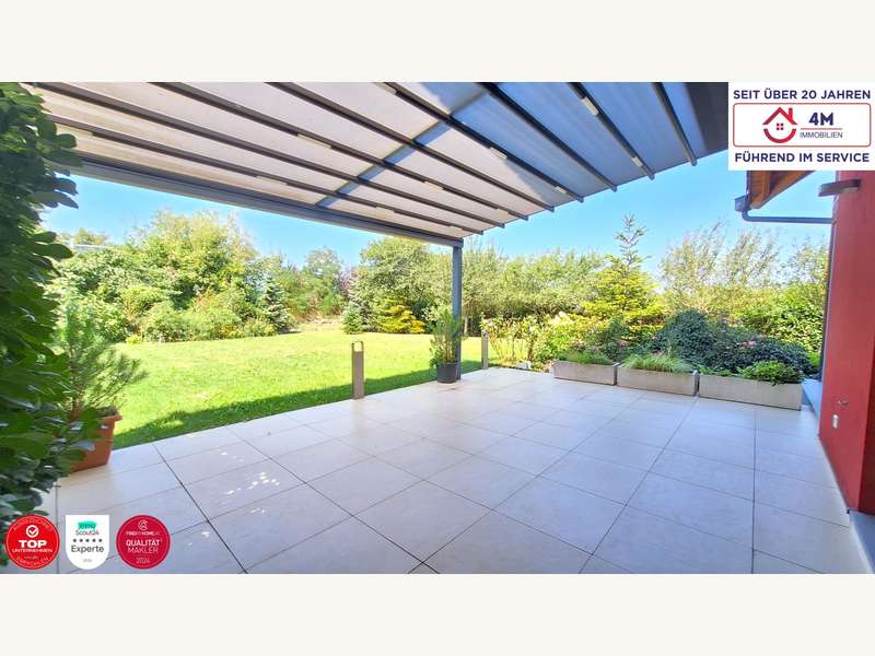 Einfamilienhaus Wien: Terrasse Garten Terrasse Garten