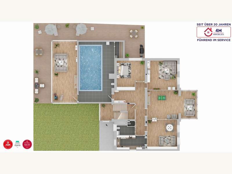 Einfamilienhaus Klosterneuburg: Grundriss EG Grundriss EG