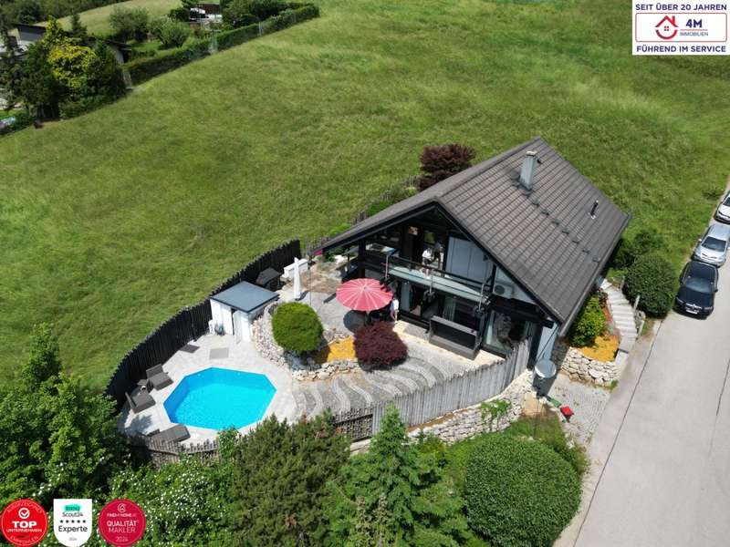 Einfamilienhaus Maria Gugging: Vogelperspektive Vogelperspektive