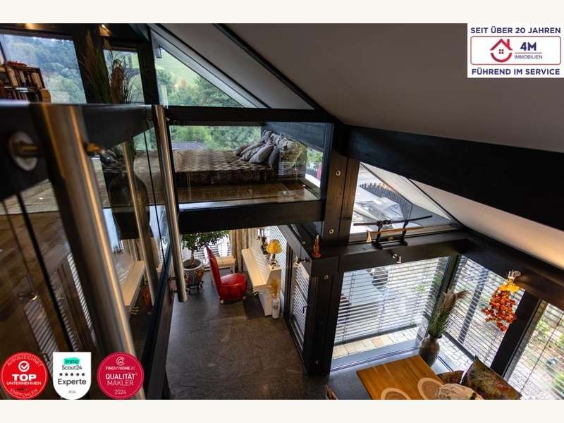 Einfamilienhaus Maria Gugging: Wohnbereich blick Esszimmer OG Wohnbereich blick Esszimmer OG