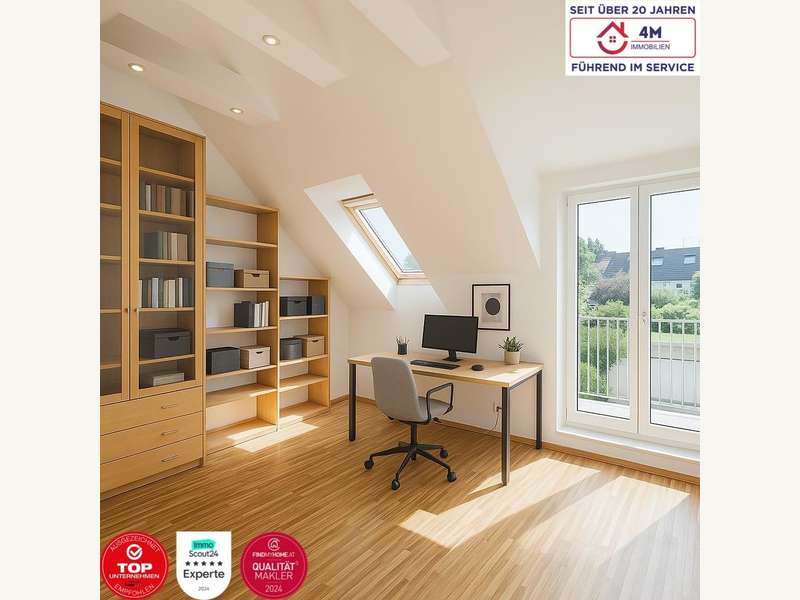 Einfamilienhaus Wien: Beispielbild schlafzimmer oder Bpro mit kleinem Ba Beispielbild schlafzimmer oder Bpro mit kleinem Ba