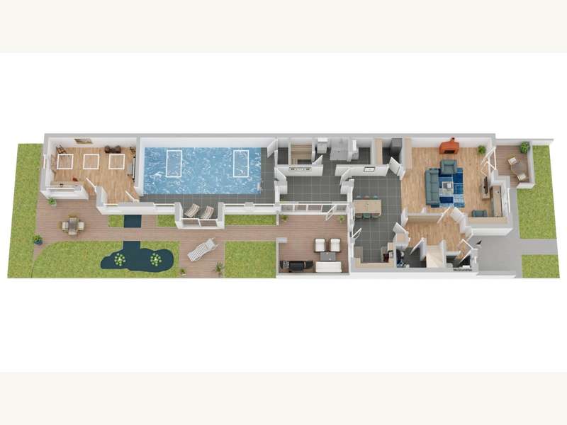 Einfamilienhaus Wien: Grundrissplan Grundrissplan