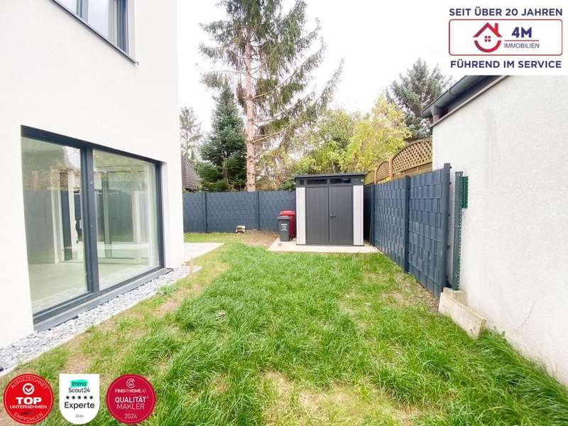 Doppelhaushälfte Gerasdorf: Garten Vorderseite Garten Vorderseite