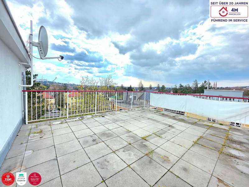 Mietwohnung Wien: Dachterrasse Dachterrasse