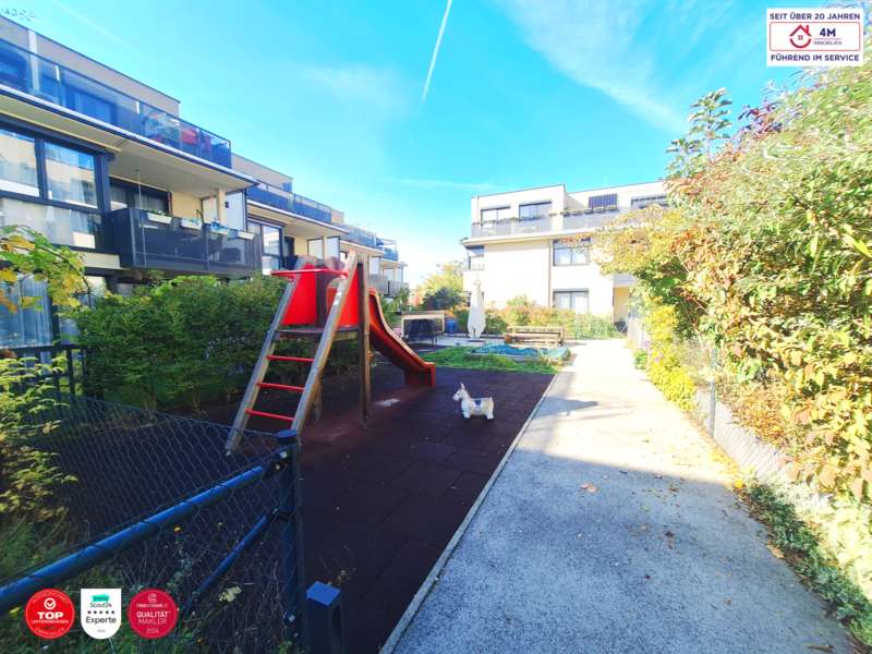 Mietwohnung Wien: Spielplatz der Hausanlage Spielplatz der Hausanlage