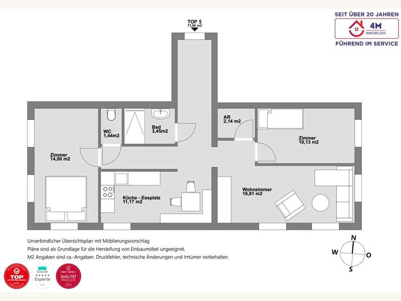 Mietwohnung Tulln an der Donau: ÜBERSICHTSPLAN ÜBERSICHTSPLAN