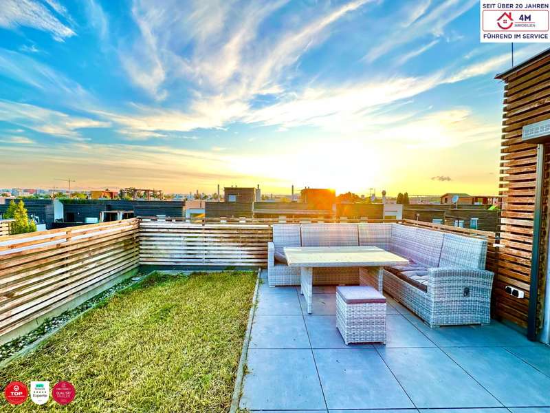 Maisonette Wien: Dachgarten Dachgarten