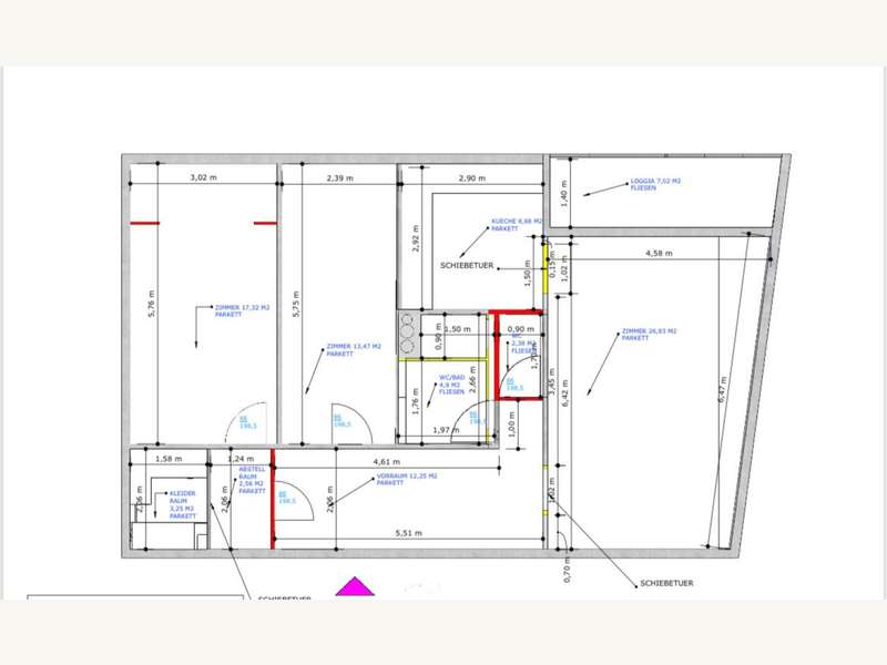 Grundriss Plan